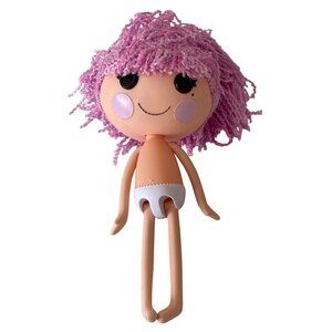 MGA Hasbro Lalaloopsy Doll With Pink Hair & Button Eyes In Diaper